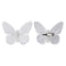 MARIPOSAS DE TELA COLOR BLANCO CON CLIP PQ-8 DARICE