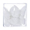 MARIPOSAS DE TELA COLOR BLANCO CON CLIP PQ-8 DARICE