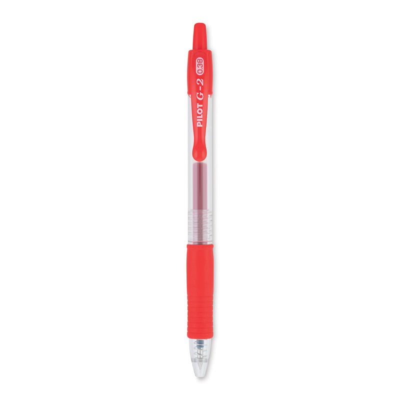 BOLIGRAFO PILOT G2 .38 ROJO DOCENA