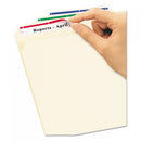 LABEL FILE FOLDER 2/3" X 3 7/16" COLORES SURTIDOS PQ-252 AVERY