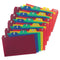 DIVISIONES DE ARCHIVO 3" X 5" PLASTICAS OXFORD-TOPS