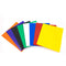 TWIN-POCKET FOLDER PLASTICO TAMAÑO CARTA COLORES SURTIDOS BAZIC