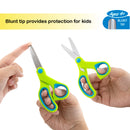TIJERA DE NIÑO 5" ENGOMADA BAZIC