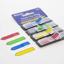 STICK ON FLAG .5" X 1.7" COLORES CLASICOS PLASTICAS PQ-100 BAZIC