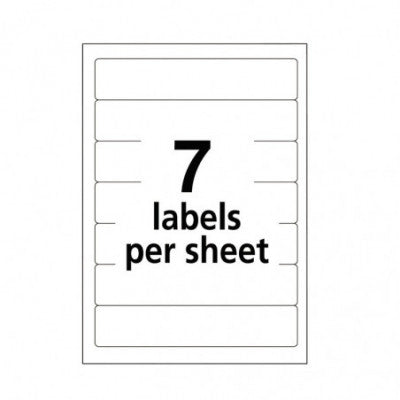 LABEL FILE FOLDER 2/3" X 3 7/16" BLANCO PQ-252 AVERY