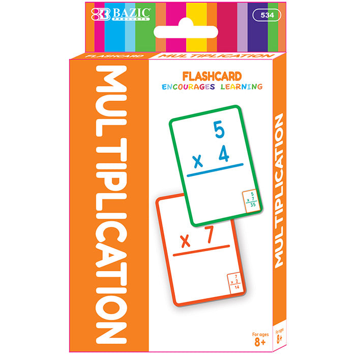 FLASH CARDS DE MULTIPLICACION PQ-36 BAZIC