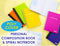 LIBRETA ARGOLLADA MINI 5" X 7" CUBIERTA DE PLASTICO 100 HOJAS BAZIC