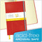 LIBRETA DE RECORD 5" X 8 1/4" DE 240 ROJA IDEA COLLECTIVE-DE TOPS