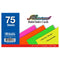 INDEX CARD 3" X 5" EN COLORES FLUORESCENTES RALLADA PQ-75 BAZIC