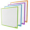 PIZARRA BLANCA PARA MARCADORES DRY ERASE 14" X 14" VARIOS COLORES A ESCOGER BAZIC