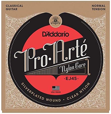 CUERDAS DE GUITARRA CLASICA SET EJ45 D'ADDARIO NORMAL TENSION