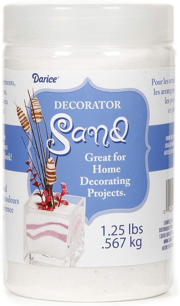 ARENA DECORATIVA BLANCA 1.25 LB DARICE