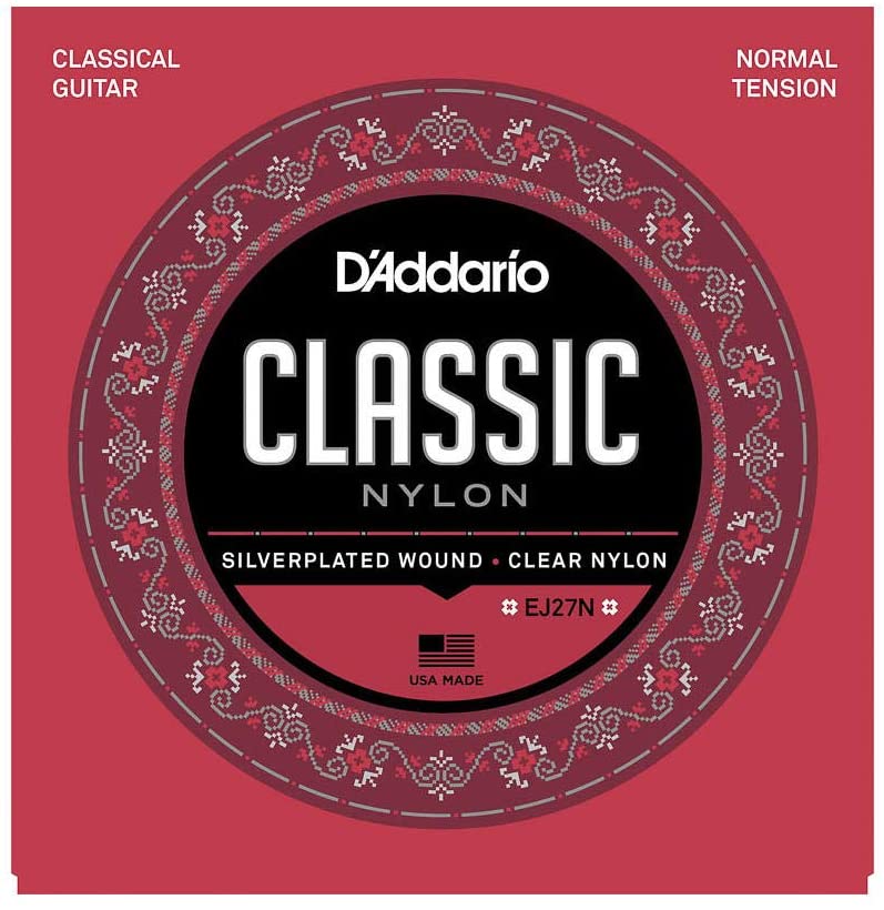 CUERDAS DE GUITARRA CLASICA SET EJ27N D'ADDARIO NORMAL TENSION