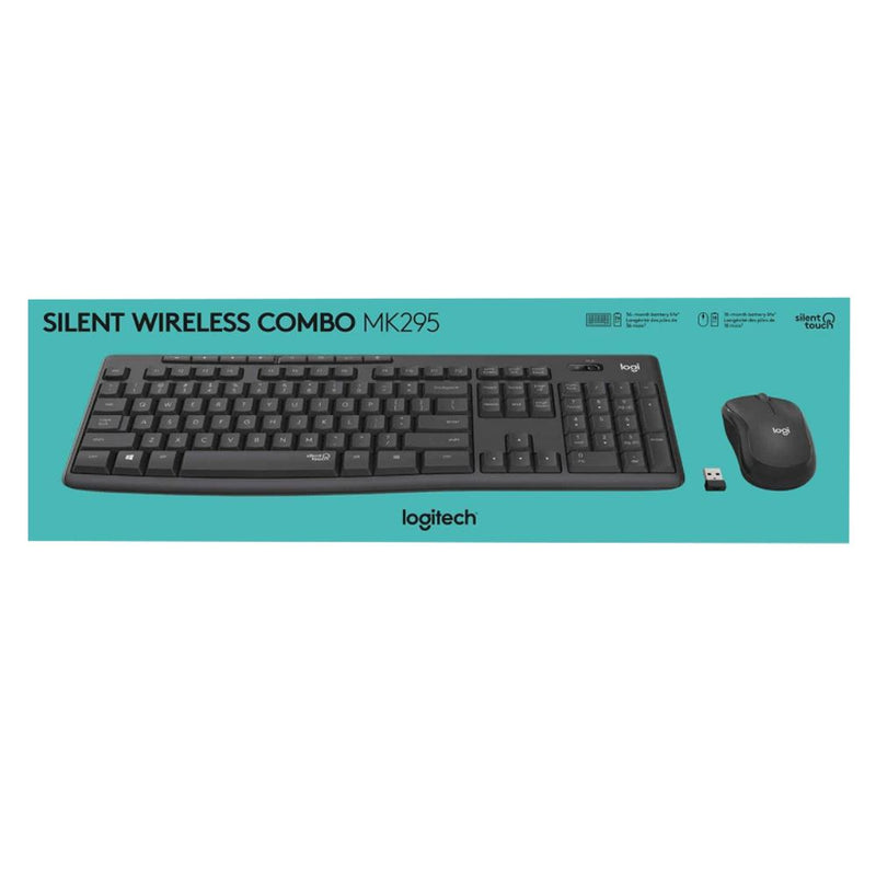 TECLADO CON MOUSE INHALAMBRICOS COMBO EN INGLES MK295 LOGITECH
