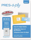 LABEL ½" X 1 ¾" BLANCO PQ-8000 PRES-A-PLY AVERY