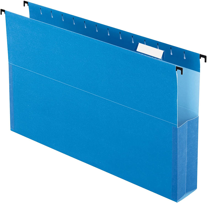 HANGING FOLDER TAMAÑO LEGAL EXTRA CAPACITY 2" SUREHOOK CJ-25 AZUL PENDAFLEX-TOPS