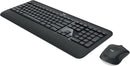 TECLADO CON MOUSE INHALAMBRICOS ADVANCED COMBO EN INGLES LOGITECH