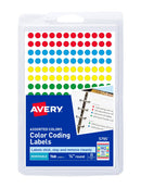LABEL COLOR CODING ¼" COLORES SURTIDOS PQ-768 AVERY