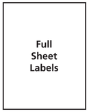 LABEL 8 ½" X 11" CLEAR PARA IMPRESORAS INKJET PQ-10 AVERY