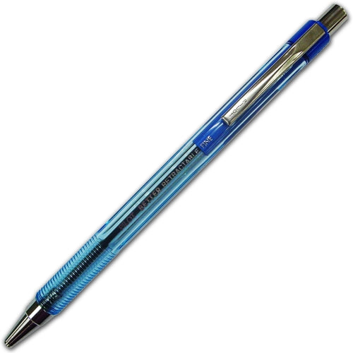 BOLIGRAFO PILOT BP-145 RETRACTABLE AZUL PUNTA FINA DOCENA