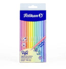 LAPICES DE COLOREAR DE 12 COLORES PASTELES PELIKAN