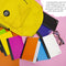 LIBRETA DE COMPOSICION PEQUEÑA  5" X  7" CUBIERTA DE PLASTICO COLORES SURTIDOS BAZIC