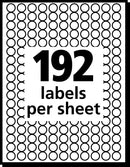 LABEL COLOR CODING ¼" COLORES SURTIDOS PQ-768 AVERY