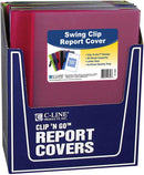 REPORT COVER SWING CLIP VARIOS COLORES A ESCOGER TAMAÑO CARTA EA C-LINE