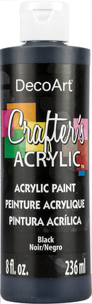 PINTURA ACRILICA 8 FL OZ COLOR NEGRO DECO ART