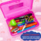 CASE PARA MATERIALES DE COLORES TRANSLUCENTES DAZZLE 4" X 8" BAZIC