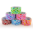 DUCT TAPE 2" DISEÑO CORAZONES VARIOS COLORES BAZIC