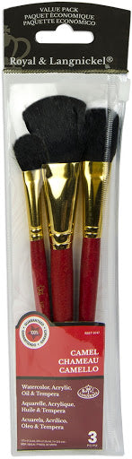 PINCELES DE MOPA SET DE 3 ROYAL BRUSH