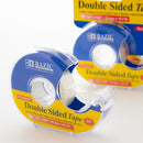 TAPE TRANSPARENTE DOBLE CARA BAZIC 3/4" X 12.7 METROS