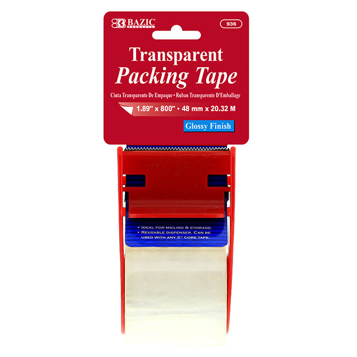 TAPE TRANSPARENTE PACKING 1.89" X 800" BAZIC