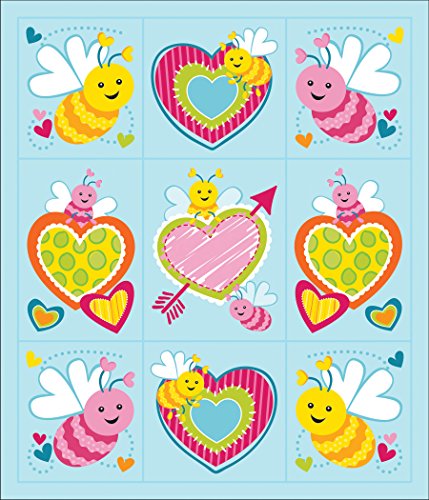 STICKER LOVE BUGS PQ-24 HOJAS CARSON DELLOSA