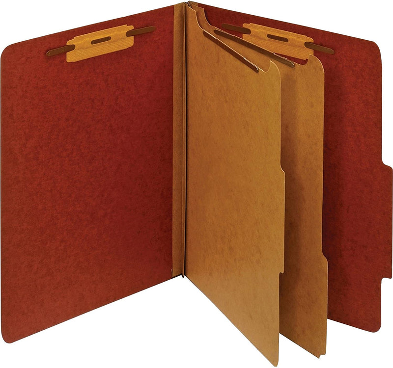 PARTITION FOLDER TAMAÑO LEGAL 2 PARTICIONES CJ-20 RED PU64 RED TOPS