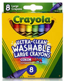 CRAYOLA LARGE DE 8 COLORES CRAYOLA