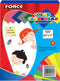 PAPEL CARTULINA 8.5" X 11" 65 LIBRAS PQ-100 HOJAS VARIOS COLORES FORCE