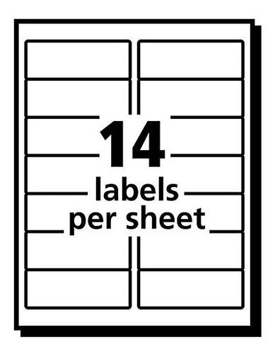 LABEL 1 1/3" X 4" CLEAR MATTE PQ-700 AVERY
