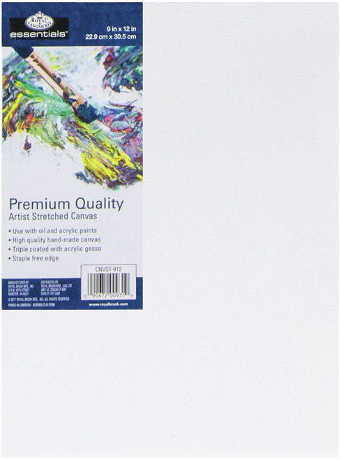 CANVAS LIENZO 9" X 12" ROYAL BRUSH