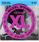 CUERDAS DE GUITARRA ELECTRICA SET EXL120 D'ADDARIO