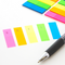 PAGE MARKERS .5" X 1.7" COLORES NEON EN PLASTICO PQ-250 BAZIC