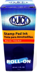 TINTA PARA PAD EN ROLL ON 2 OZ VARIOS COLORES QUICK