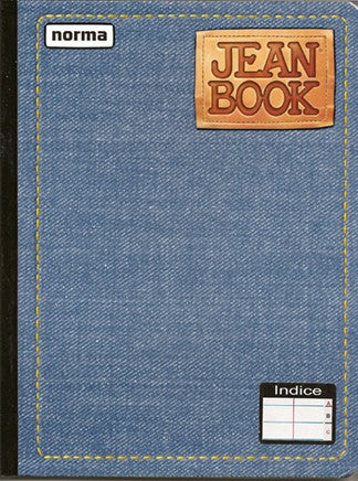 LIBRETA DE INDICE GRANDE CARPETA BLANDA "JEAN BOOK" DE 160 PAGINAS