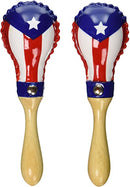 MARACAS MINI BANDERA DE PUERTO RICO