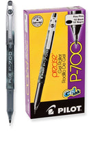 BOLIGRAFO PILOT P-700 0.7mm PUNTA FINA NEGRO DOCENA