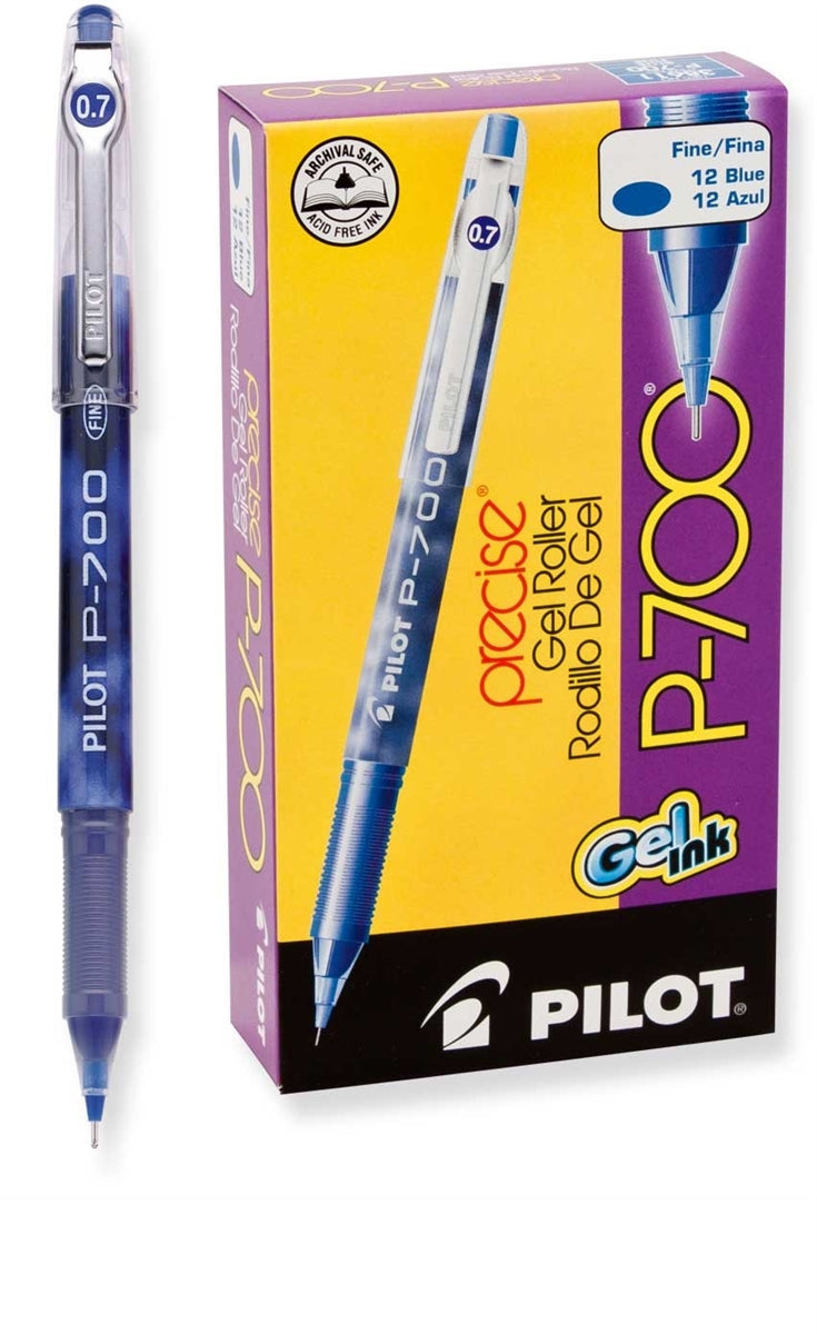 BOLIGRAFO PILOT P-700 0.7mm PUNTA FINA AZUL DOCENA