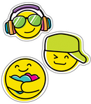 DECORACION CARITAS SONRIENTES EMOJIS DE 5" PQ-36 CARSON DELLOSA