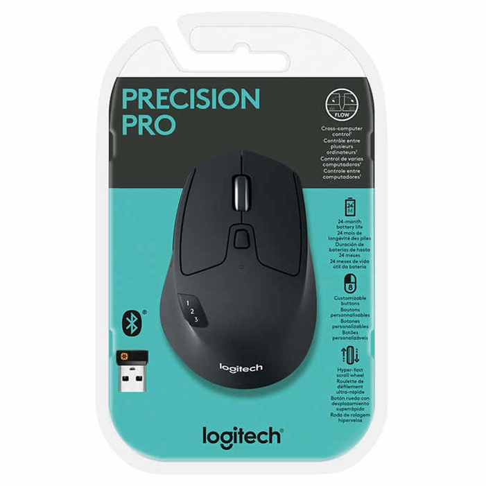 MOUSE OPTICO INHALAMBRICO COLOR NEGRO LOGITECH