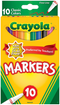 MARCADORES FINOS PQ-10 COLORES CRAYOLA